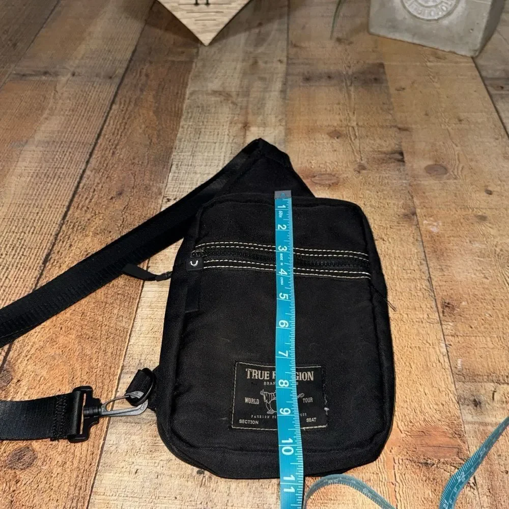 True Religion Yeta Black Sling Bag